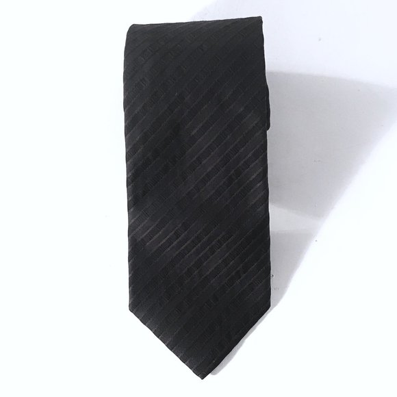 Hugo Boss Other - HUGO BOSS Black Striped Stripe Neckwear Tie